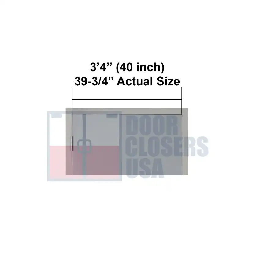 3 Foot 4 Inches Door Width