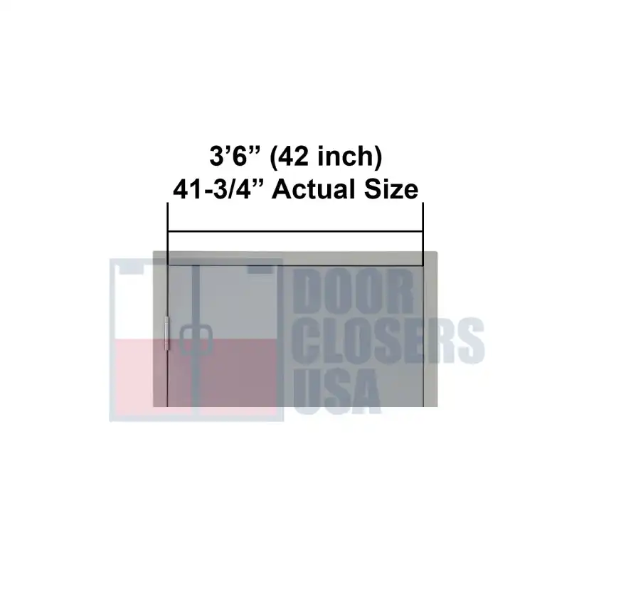 3 Foot 6 Inches Door Width