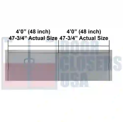 8 Foot Double Door Width