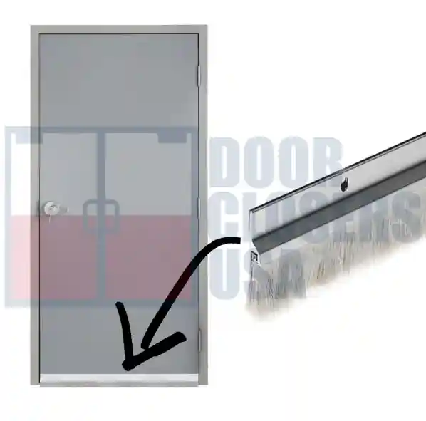 Brush Door Sweep On Each Door