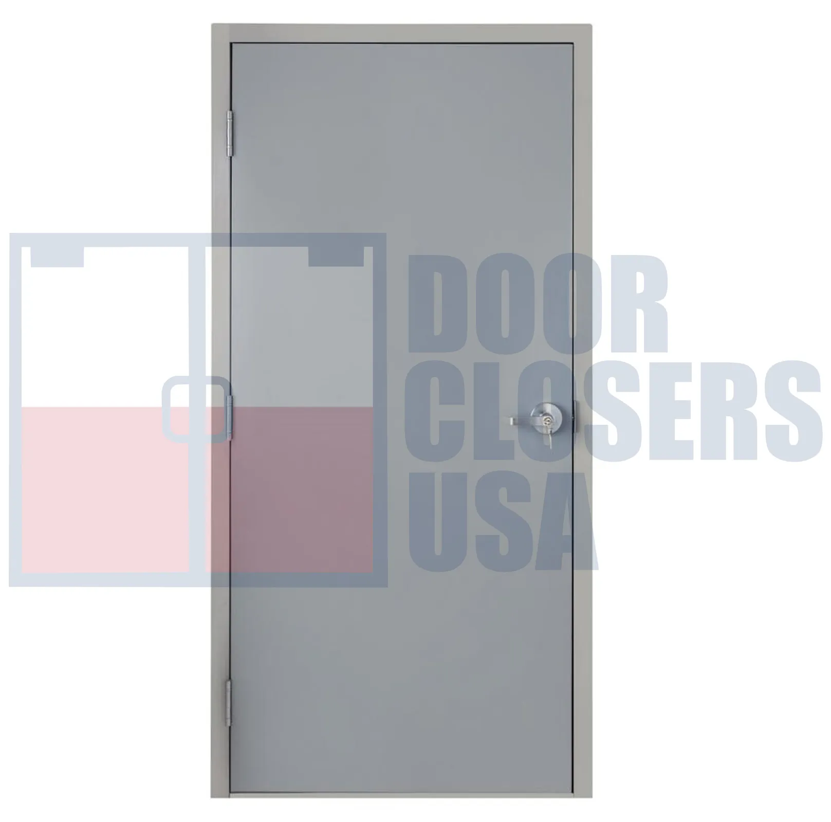 Door with Frame<br>(18 gauge door w/ 16 gauge frame - primed gray)