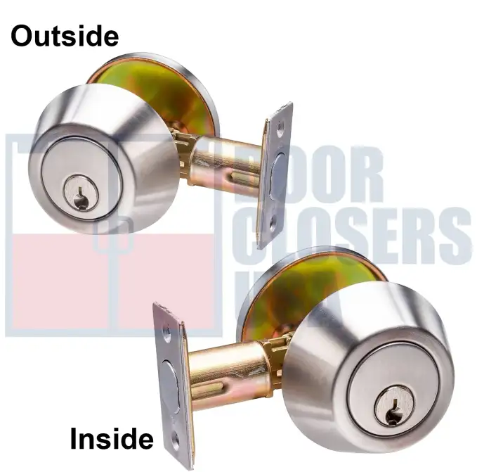 Double Cylinder<br> Double Cylinder (E0142) - key both sides; NOT FOR EGRESS DOORS.