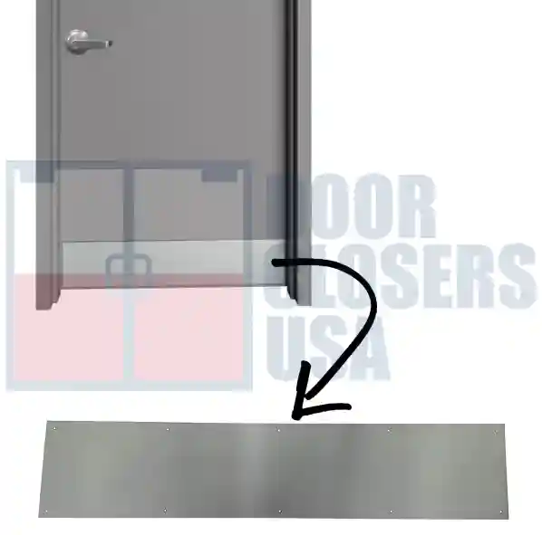 Kick Protector Plate On Each Door
