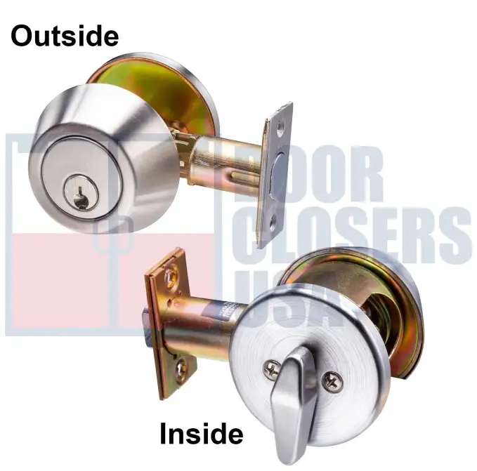 Single Cylinder<br> Single Cylinder (E0152) - outside key and inside thumbturn Popular Choice