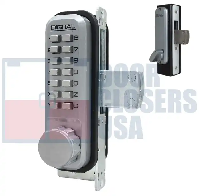 Exterior Mechanical Code Lock, Interior Thumbturn