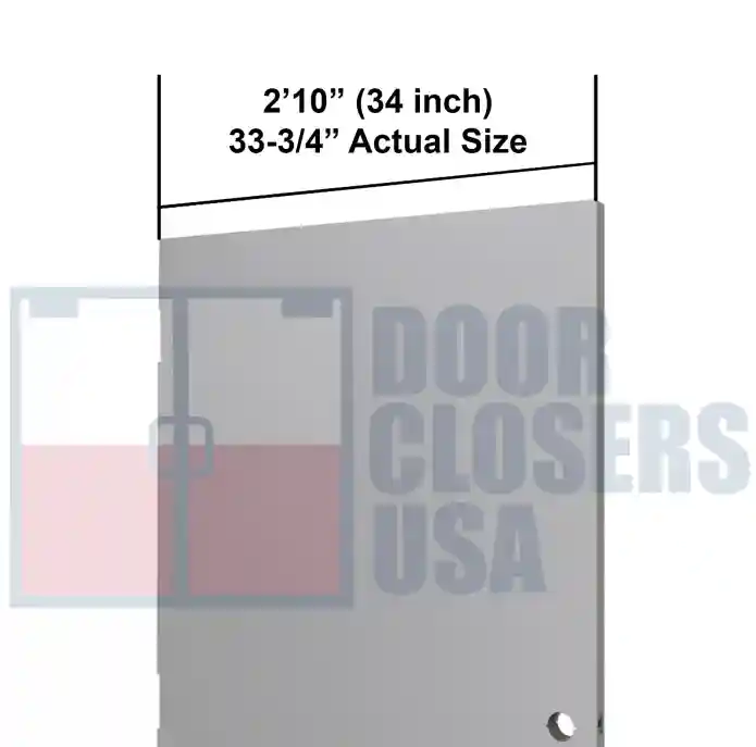 2 Foot 10 Inches Door Width