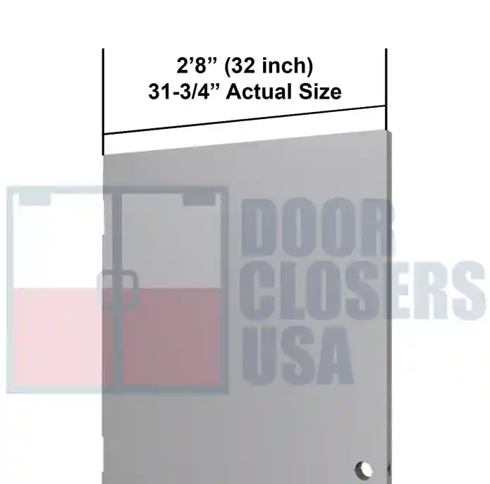 2 Foot 8 Inches Door Width