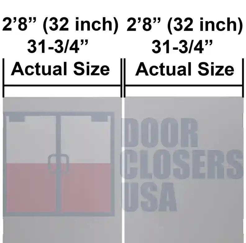 5 Foot 4 Double Door Width