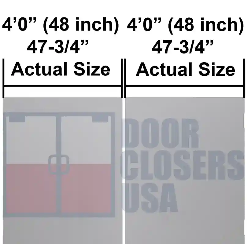 8 Foot Double Door Width