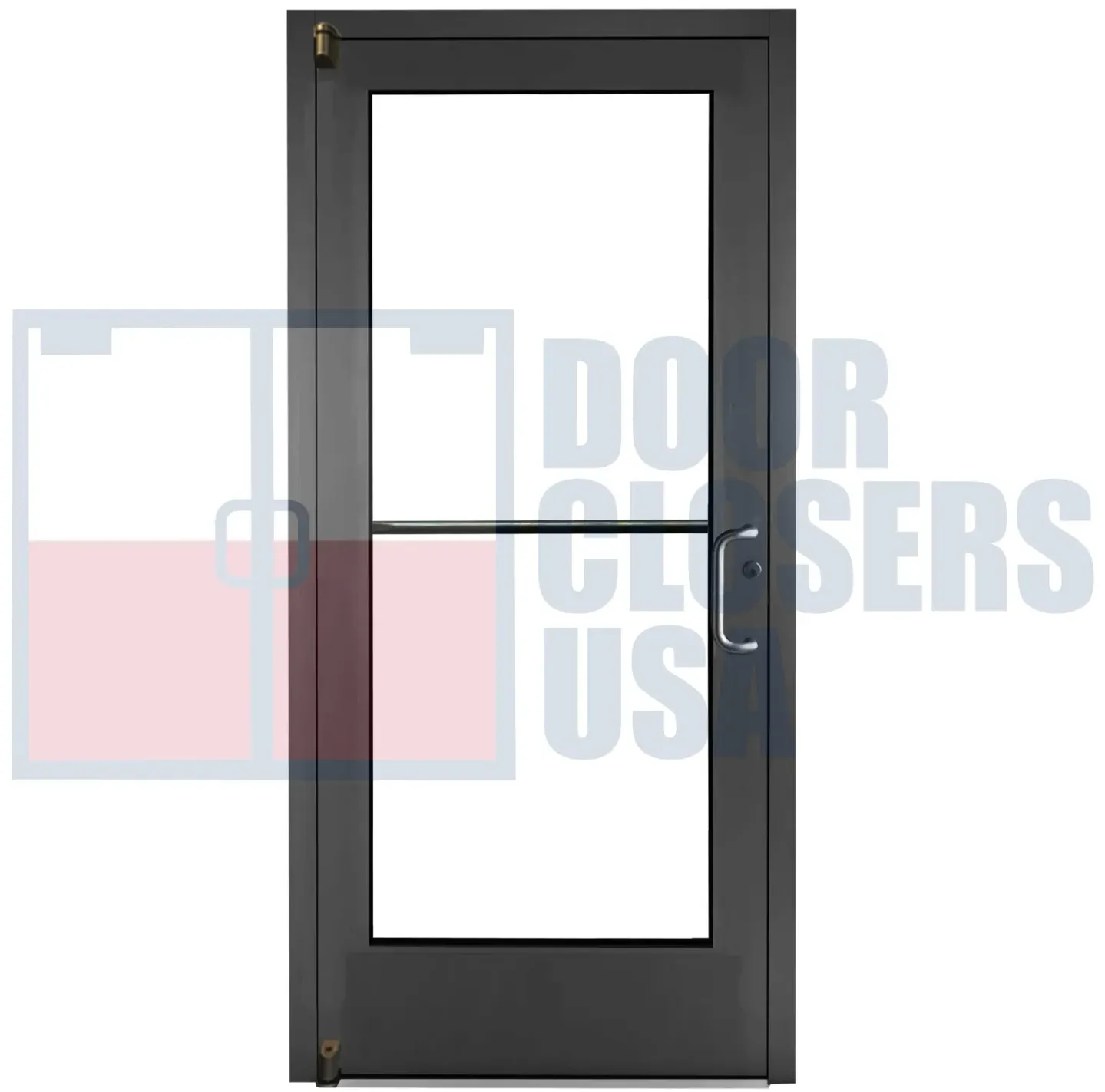 Medium+Stile+Single+Glass+Door